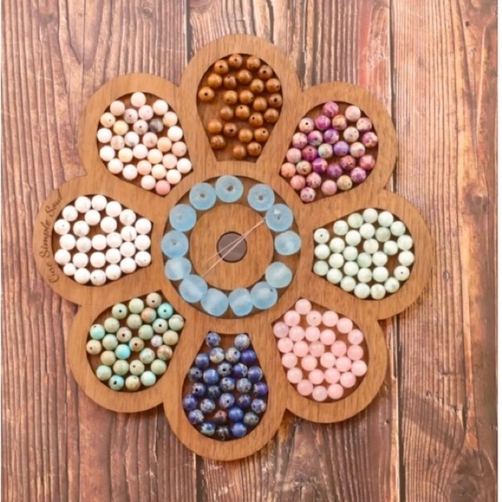 Jewelry beading board for jewelry making. Wooden bead board NWOT - Picture 5 of 6